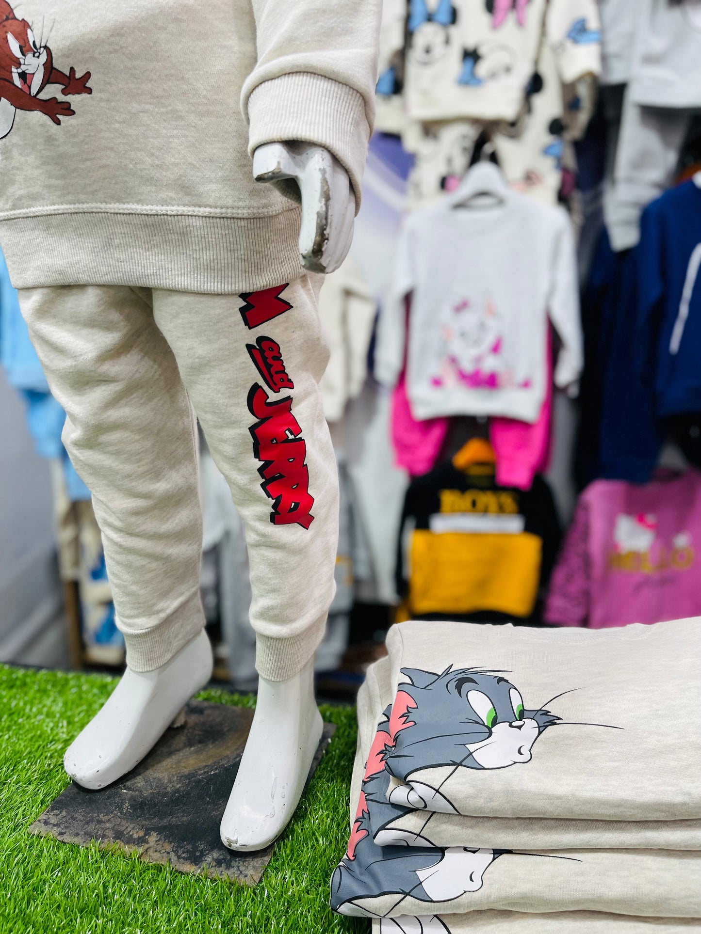 WINTER FLEECE TRACKSUIT(TOM&JERRY FACE)
