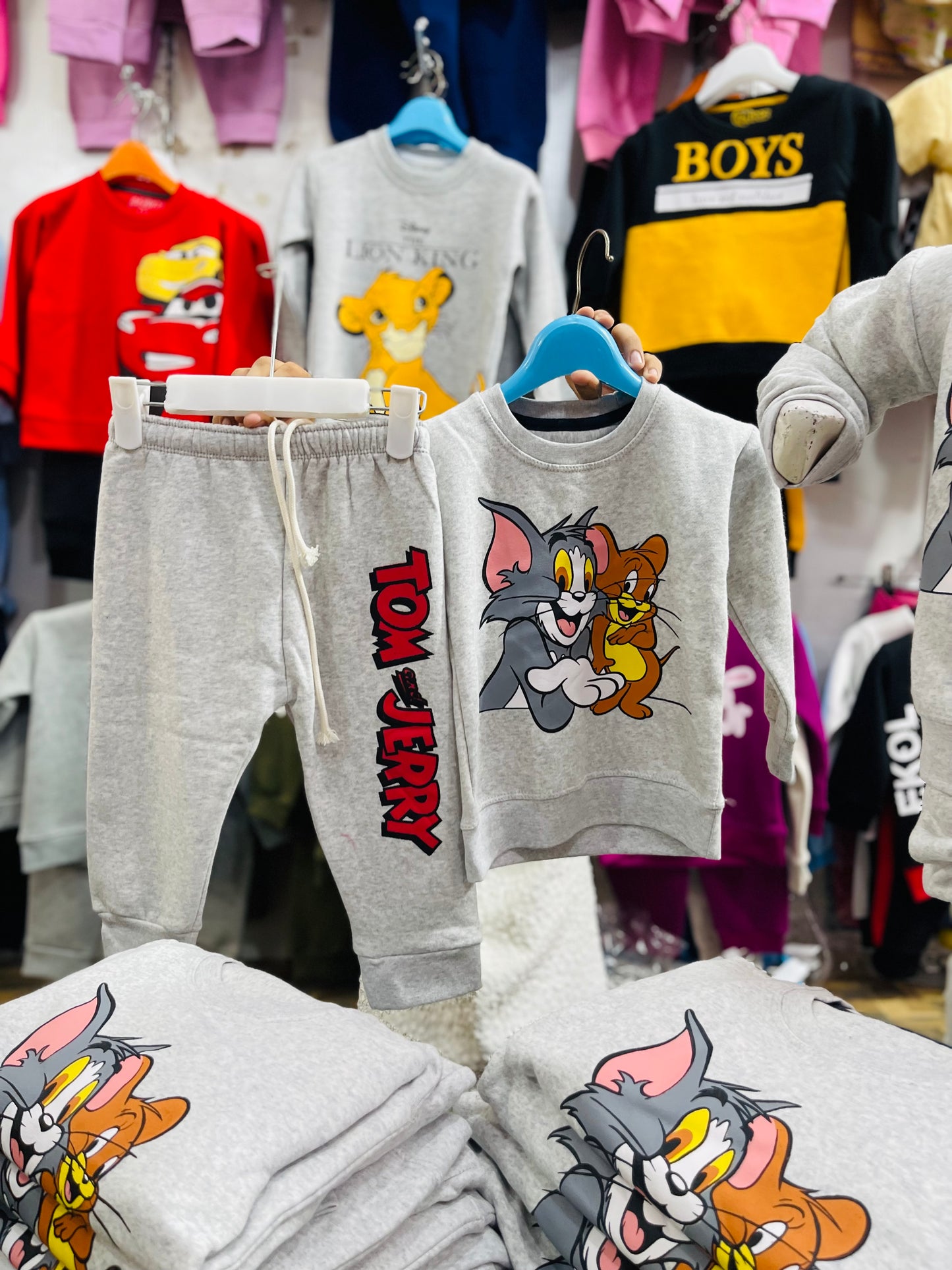 WINTER FLEECE TRACKSUIT(T&J gray)