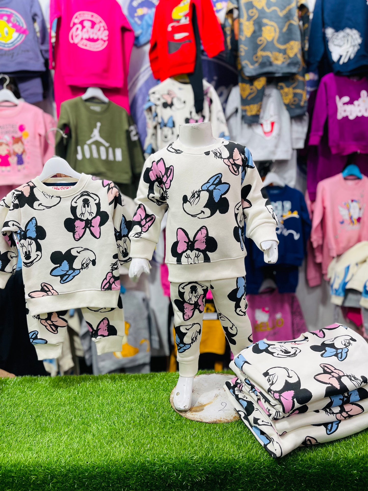 WINTER FLEECE TRACKSUIT(mini faces)
