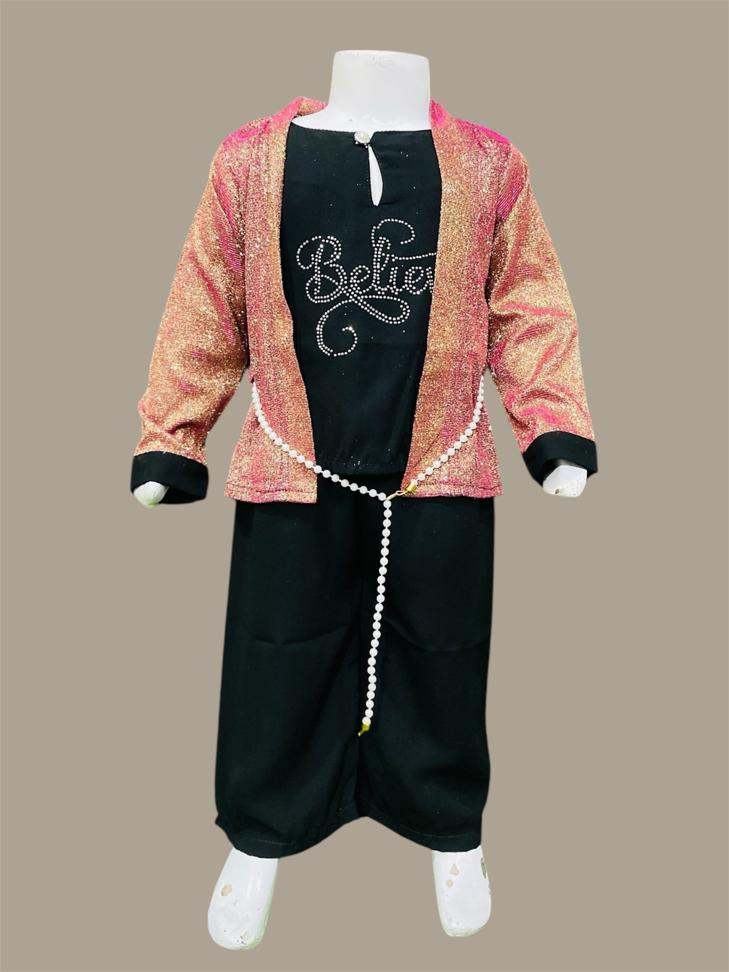 Fancy coat set for girls 3005