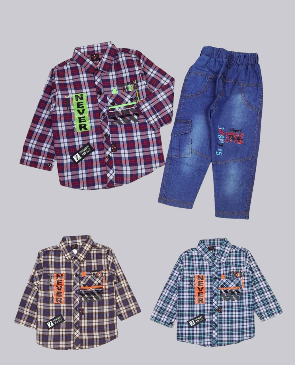 (Pent and shirts for boy (2 piece)1021