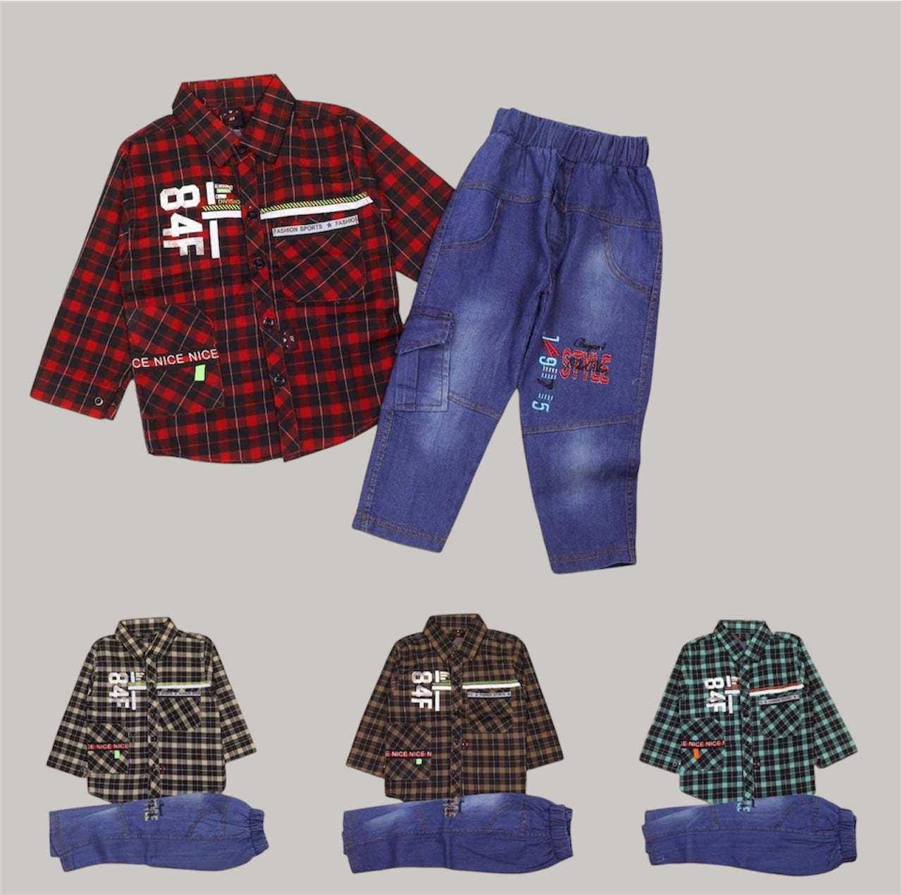 (Pent and shirts for boy (2 piece)1020