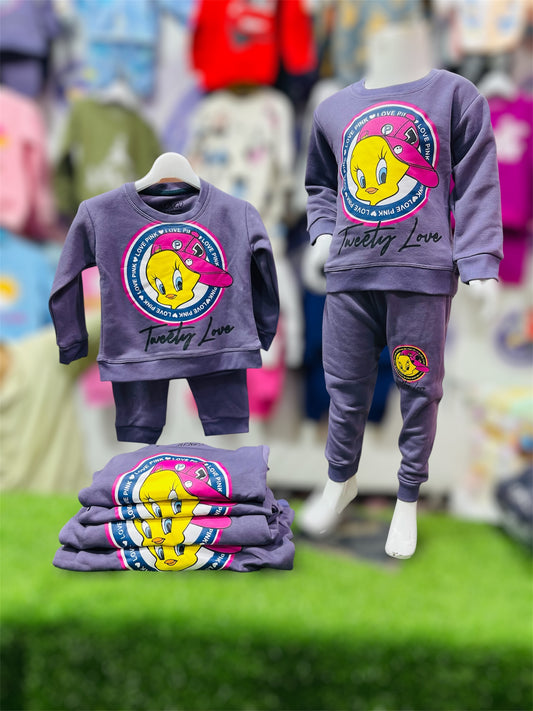 WINTER FLEECE TRACKSUIT(Tweety) we’re