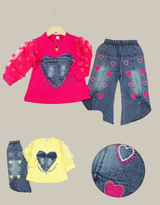 Girls dress(3 piece)3023