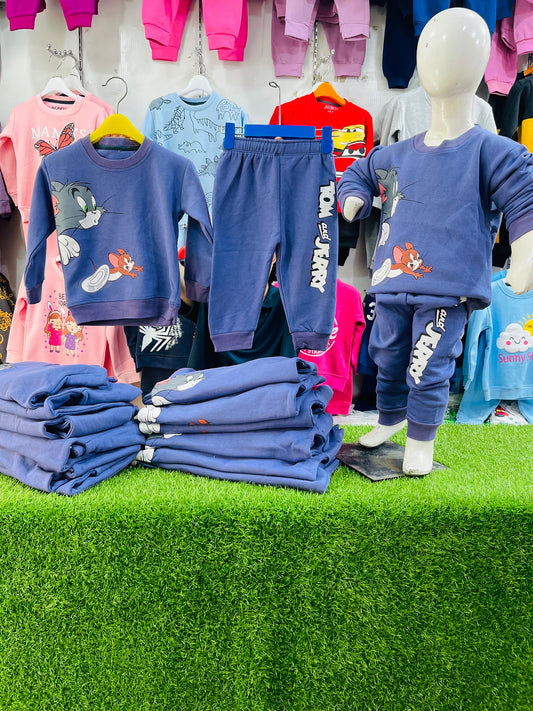 WINTER FLEECE TRACKSUIT(T&J FACE PURPLE)