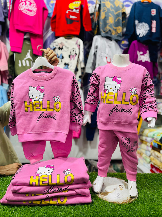 WINTER FLEECE TRACKSUIT(HELLO KITTY)