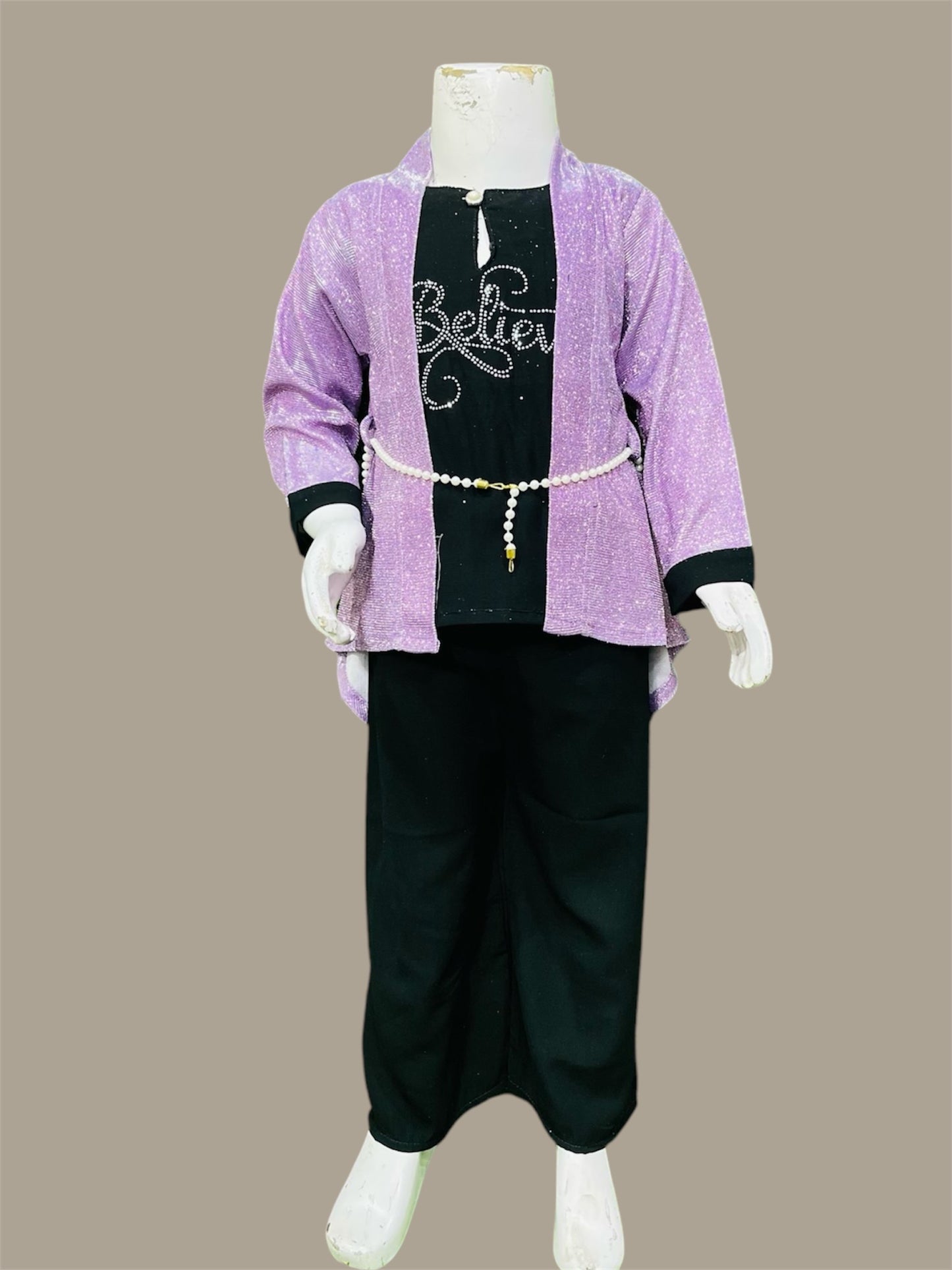 Fancy coat set for girls 3005