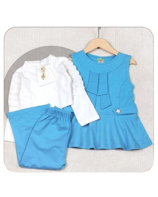 Coat set for girls (3 piece)3001