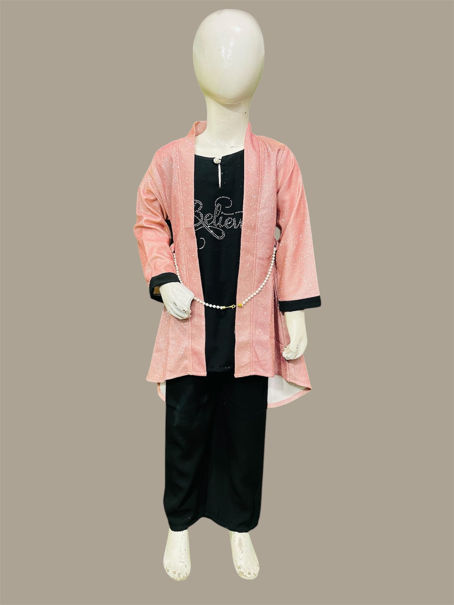 Fancy coat set for girls 3005