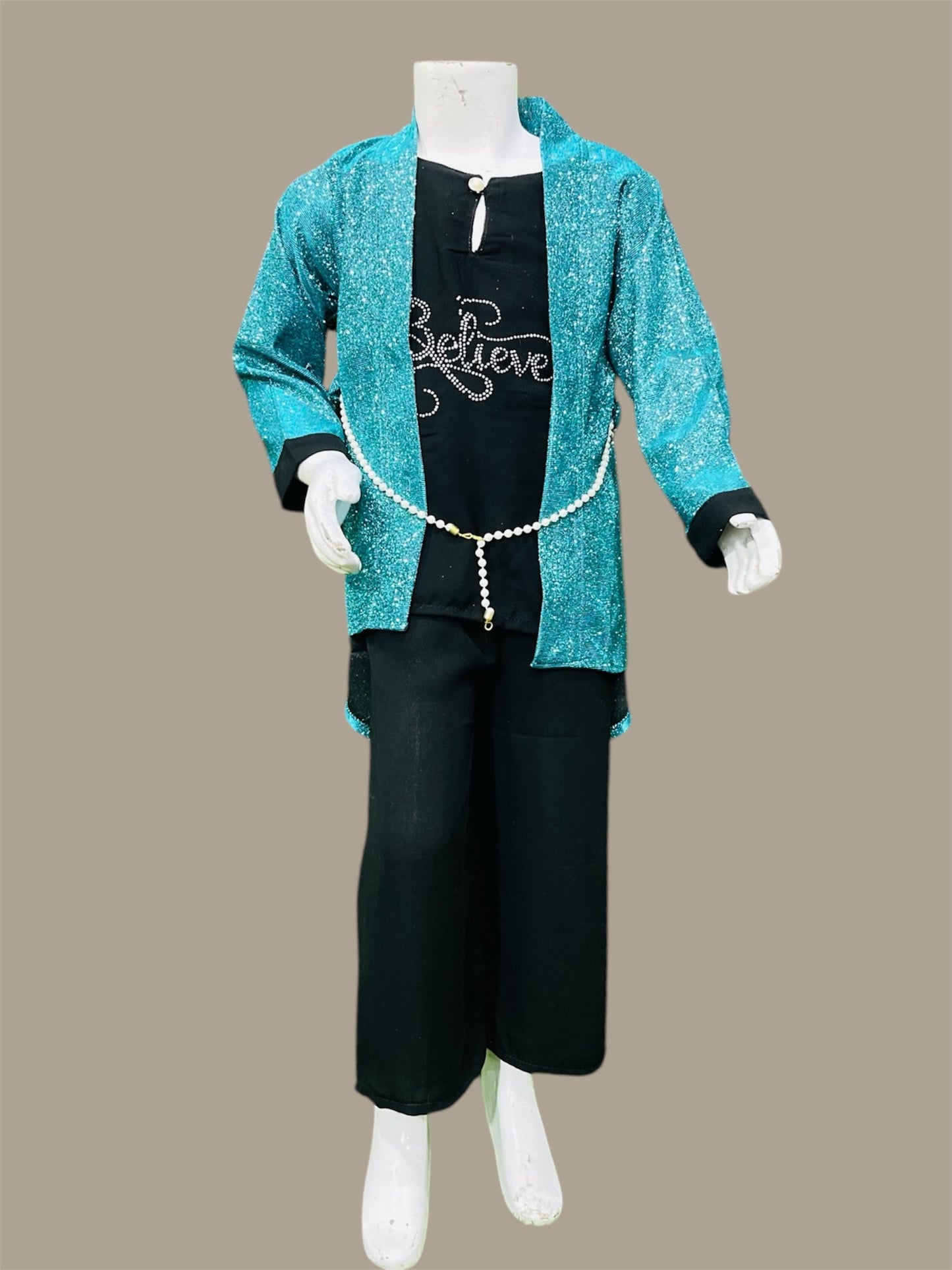 Fancy coat set for girls 3005