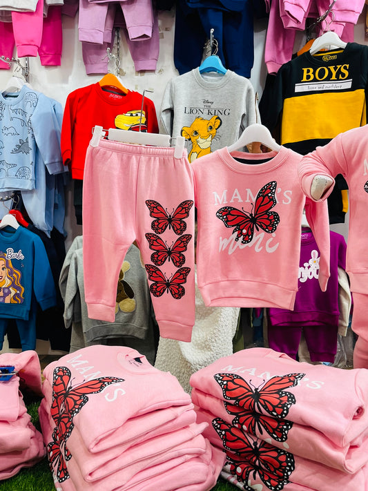 WINTER FLEECE TRACKSUIT(Butterfly)